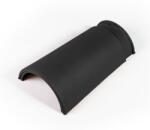 Tondach-Wienerberger Tondach sajtolt sima XXL gerinccserép FusionProtect antracit (rögzítőkapoccsal) (041225)