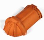 Tondach-Wienerberger Tondach hornyolt kezdő gerinccserép FusionColor terrakotta (rögzítőcsavarral) (040902)