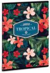 Ars Una Tropical Wildblume A5 40 lapos extra kapcsos négyzethálós füzet (93149204)