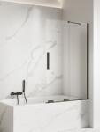 New Trendy Smart Black paravan cadă 100 cm două piese negru mat/sticlă transparentă EXK-4200-WU (EXK4200WU)