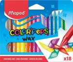 Maped Creion de grăsime, MAPED "ColorPeps Wax", 18 culori diferite 861012 (861012)