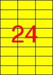 APLI Etichetă, 70x37 mm, color, APLI, galben, 2400 etichete per pachet 11834 (11834)
