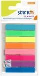 STICK N Etichetă de marcare, plastic, 8x20 coli, 45x8mm, STICK N, culori neon 21401 (21401)