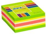 STICK N Bloc de notițe autocolante STICKN 51x51mm verde neon mix 250 foi 21534 (21534)