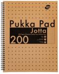 Pukka Pad Jotta Pad Kraft Kraft Recycle A4 200 pagini caiet cu spirală cu linii A15548081 (A15548081)