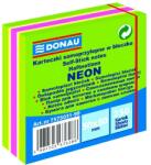 DONAU Bloc de notițe autocolante DONAU 50x50 mm 250 coli culori neon mixte verde U7575031-99 (U7575031-99)