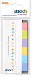STICK N Marker de pagină autoadeziv STICKN hârtie 45x15mm bomboane mix 7x30 coli 21599 (21599)