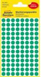 AVERY 3012 8mm 416pcs marker verde (3012)