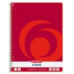 Herlitz Caiet cu spirală HERLITZ A/4 80 de coli perforate cu carouri perforate (00306456)