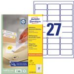 AVERY Etichetă AVERY L4737REV-100 63, 5x29, 6 mm universal retractabil 2700 etichete per cutie 100 de coli per cutie (L4737REV-100)