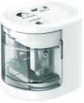 Rapesco Ascuțitoare, cu două găuri, de birou, cu baterie, cu încărcător USB, RAPESCO "PS12-USB", alb 1448 (1448)