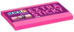 STICK N Bloc de notițe autocolante STICKN extra puternic 76x127mm roz neon 90 de coli 21675 (21675)