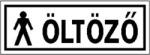 Gungl Dekor Autocolant Vestiar bărbați alb "A" 200 / 510 (200 / 510)