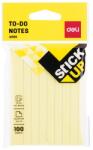 DELI 76x101mm 100 de foi cu linie de note autocolante DEA00652 (DEA00652)