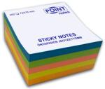 POINT Cube 76x76mm 400 de coli multi-color în culori strălucitoare C20528 (C20528)