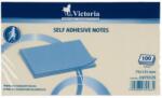 VICTORIA Bloc de notițe autocolante, 75x125 mm, 100 de foi, VICTORIA OFFICE, galben 01-565501-LV12575-2013 (01-565501-LV12575-2013)