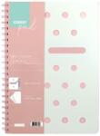 STREET Caiet cu spirală STREET Pad A/5 cu linii 100 de coli roz pastel 67260 (67260)