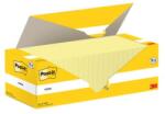 3M POSTIT Bloc de notițe autocolante, 76x76 mm, 18+6x100 coli, 3M POSTIT, galben canar 7100319213 (7100319213)
