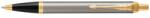 Parker Pix cu bilă PARKER Royal IM metal periat cu clip auriu 7010559005 (7010559005)