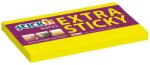 STICK N Bloc de notițe autocolante STICKN extra puternic 76x127mm galben neon 90 de coli 21674 (21674)
