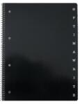 Optima Caiet cu spirale OPTIMA A/4 80 de coli perforate cu carouri 21394 (21394)