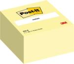 3M POSTIT Bloc de notițe autocolante, 76x76 mm, 450 de coli, 3M POSTIT, galben 7100172238 (7100172238)