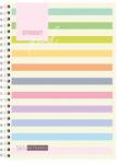 STREET Caiet spiralat STREET Pad A/5 carouri 100 coli dungi deschise 67152 (67152)