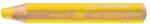 STABILO Creioane colorate, rotunde, groase, STABILO "Woody 3 în 1", lemon 880/205 (880/205)
