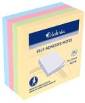 VICTORIA Blocul autocolant, 75x75 mm, 400 de foi, VICTORIA OFFICE, pastel LV757575P4 (LV7575P4)