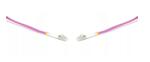 Gigalight Cablu patch duplex cu 4 x conectori LC/UPC, miez duplex de 3 mm 50/125 OM4 LSZH, 1 FPC-LCU-LCU-OM4-1M-D (FPC-LCU-LCU-OM4-1M-D)