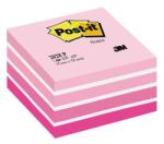 POST-IT Bilet autocolant 3M Post-it LP 2028P 76x76mm aquarell roz 450 coli 12630 (12630)