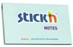 STICK N Bloc de notițe autocolante STICKN 76x127mm albastru pastel 100 de coli 21155 (21155)