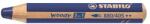 STABILO Creioane colorate, rotunde, groase, STABILO "Woody 3 in 1", ultramarin 880/405 (880/405)