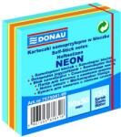DONAU Bloc de notițe autocolante DONAU 50x50 mm 250 coli culori neon mixte albastru U7575041-99 (U7575041-99)