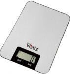 Voltz Cantar de bucatarie Oliver Voltz V51651I, 5 kg, TARA, 1 x CR2032, Display LCD, 53 x 20mm, Otel inoxidabil (V51651I) Cantare de bucatarie