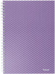 Esselte Colour "Notebook spiralat Breeze, A5, în carouri, lavanda (628469)