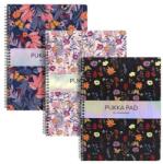 Pukka Pad Jotta Pad Bloom A4 160 pagini caiet cu spirală cu linii A15545081 (A15545081)
