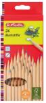 Herlitz lemn natural 24pcs creioane colorate de culori mixte 08660524 (08660524)