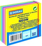 DONAU Carnețel autoadeziv DONAU 50x50 mm 250 coli culori neon mixte 11 straturi U7575011-99 (U7575011-99)
