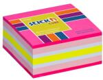 STICK N Blocul autocolant, 51x51 mm, 250 de foi, STICK N, roz neon 21533 (21533)