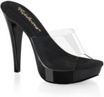 Pleaser USA Pleaser Cocktail-501 Clr/Blk 39