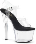 Pleaser USA Pleaser Sky-308 Clr-Blk/Clr 40