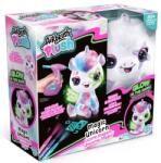 Kensho Airbrush Plush: Style 4 Ever unicorn de pluș, luminează în întuneric și se poate colora (OFG2743L)