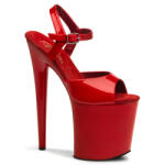 Pleaser USA Pleaser Flamingo-809 Red Pat/Red 37