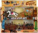 Wild West Hero Set de joaca, Wild West Hero, Cowboy si cal cu caruta Figurina