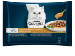 Gourmet Perle Gravy Delight lazaccal és tonhallal nedves macskaeledel 4*85gr