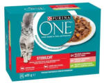 ONE STERILCAT marhával/lazaccal/pulykával nedves macskaeledel 12*85gr