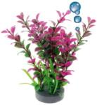 Happet piatră oxigenare plantă artificială bordo, decor acvariu (19 cm)