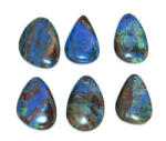  Pandant din Azurit Mineral Natural - cu Gaura - Picatura - 32-38 x 22-25 x 15-17 mm - 1 Buc