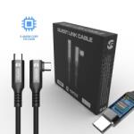 Vortex Virtual Reality VortexVR cablu USB-C PD100W de 5m pentru Meta Link | pentru Meta Quest 3 / 3S / 2 (10 Gbps) (VVR.5M.10.GBPS.PD100W.LINK.CABLE.USB.C)